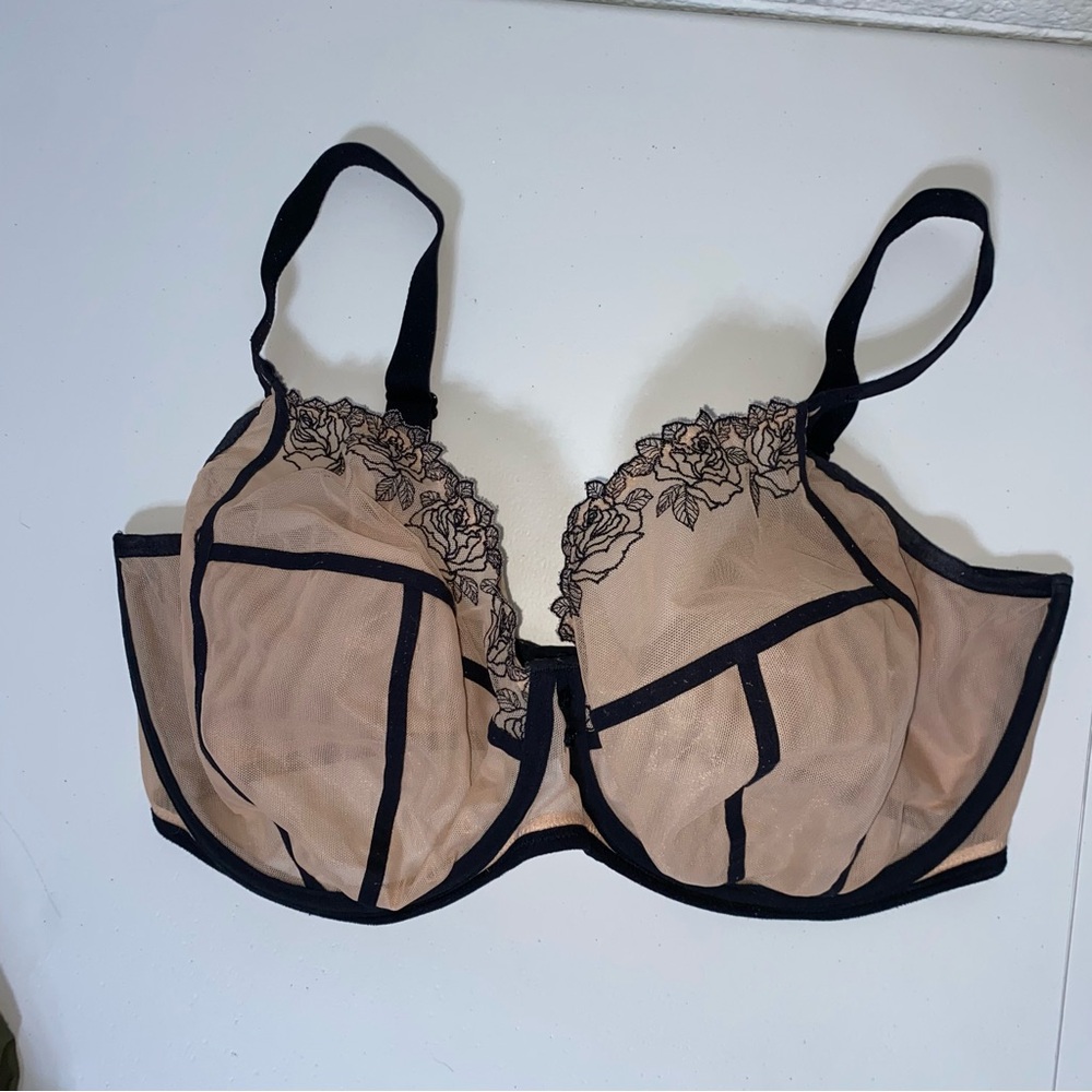 Elomi Tori Underwire Plunge Bra 38HH (38L)